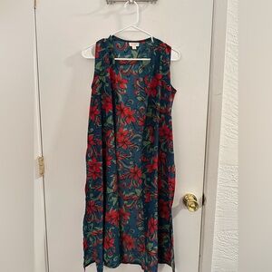 XS LuLaRoe floral duster vest